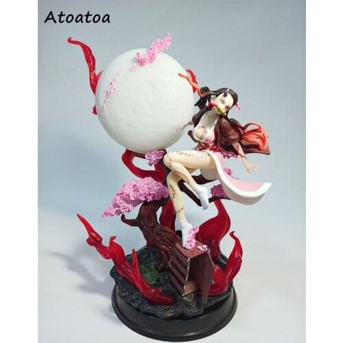 32CM Anime Demon Slayer Figure Kamado Nezuko PVC Action Figure Collection Demonized Blood Nezuko Figure Toys Model Gifts