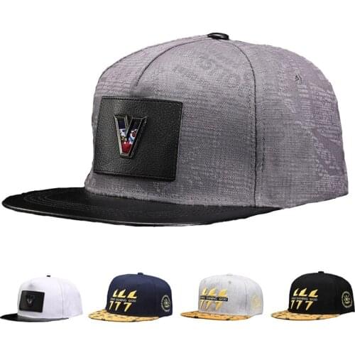 Unisex Personality Flat Brim Hip-Hop Cap Men Adjustable Snap Baseball Caps Women Casual Outdoor Sun Hat Student/Trucker Cap