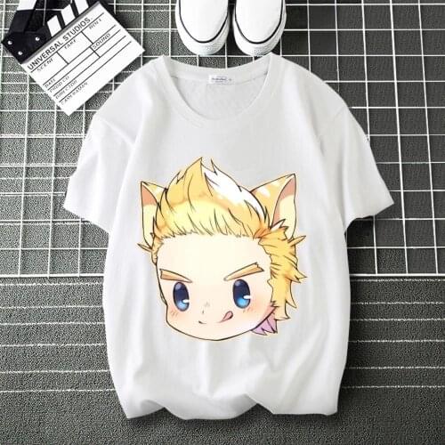My Hero Academia Todoroki Shoto Graphics Print Cool T-Shirt O-Neck Short Sleeve Modal Unisex T shirt