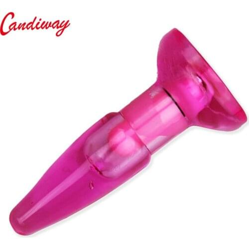 Powerful bullet Vibrator Jelly Anal Butt Plug Vibration sucker Sex Toys g spot pussy Masturbation For Women massager Products