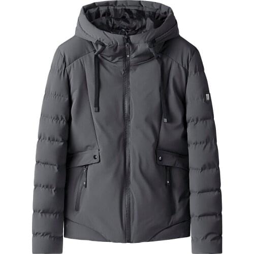 Men Windproof Hat Parkas Jacket Men 2021 Winter Brand New Casual Warm Thick Waterproof Jacket Parkas Coat Men New Autumn Outwear