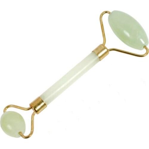 Genuine Natural agate roller Facial Massager thin face eye massage meridian beauty rolling brush lymphatic detoxification