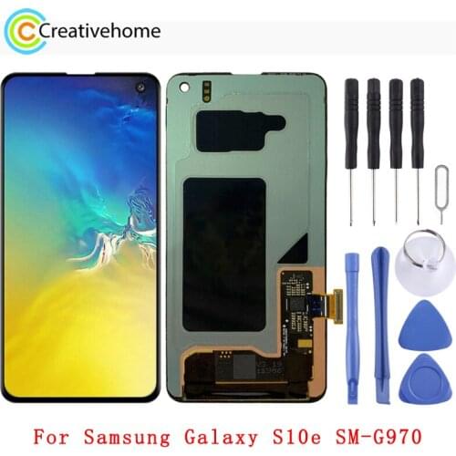 Original LCD Screen and Digitizer Full Assembly with / without Frame for Samsung Galaxy S10e SM-G970