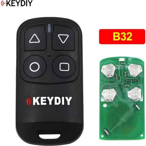 4 Button KEYDIY General Garage Door Remote B32 Remote Generater for KD900 URG200 KD-X2 Mini KD B32 KD Remote