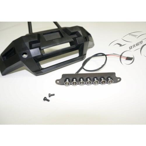 QIngleng Front bumper light headlight head lamp 7 pcs lights 5mm LED for Traxxas X-MAXX XMAXX