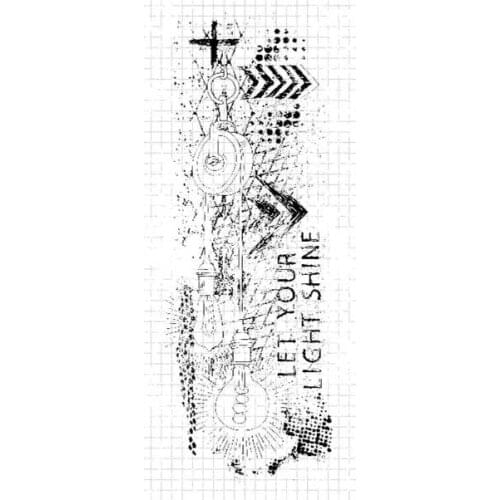 Light bulb Transparent Clear Silicone Stamp/Seal for DIY scrapbooking/photo album Decorative clear stamp sheets B0262