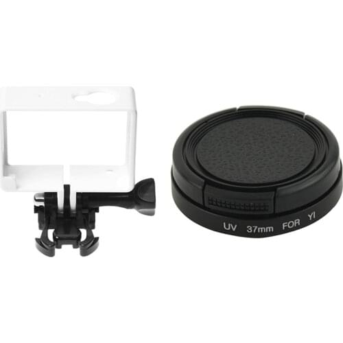 1 Pcs Protective Housing Side Border Frame Case & 1 Pcs UV Protective Lens Cover Case + UV Filter Set
