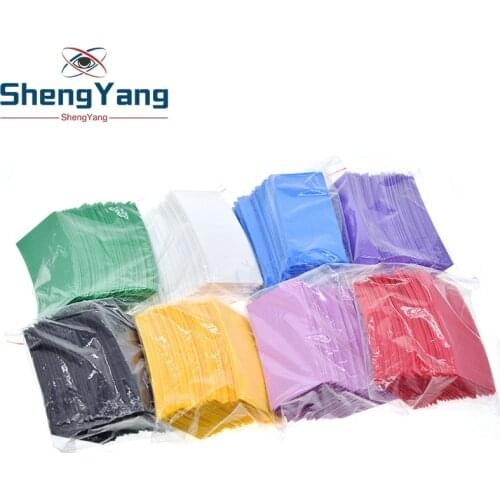 100PCS 18650 Lithium Battery Heat Shrink Tube Li-ion Wrap Cover Skin PVC Shrinkable Tubing Film Sleeves Insulation Sheath
