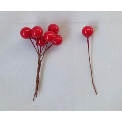 5.5cm Berry Artificial Flower DIY Christmas Garland Wreath Accessories Fake Plant Wedding Flowers Home Party Decoratio