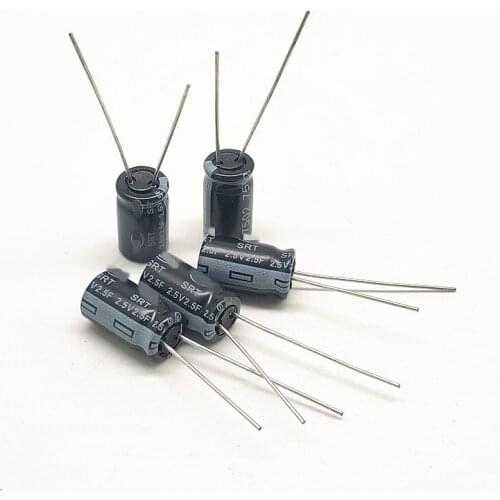 5pcs 2.5V 2.5F energy storage power supply DIY Electronics 2.5V2.5F 7*14MM capacitor