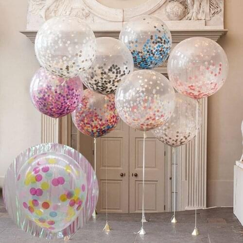 5pcs/set 12inch Mermaid Unicorn Confetti Latex Balloons for Birthday Wedding Bady Shower Christmas Kid Party Supplies Air Ballon