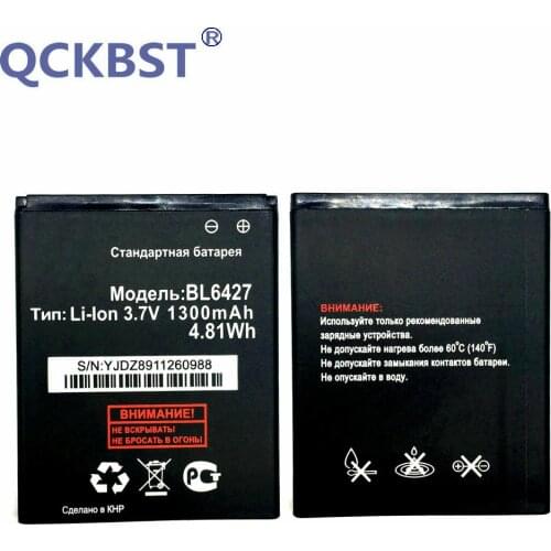 New High Quality BL6427 1300mAh Battery For Fly FS407 STRATUS 6 phone