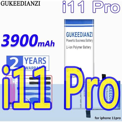 High Capacity GUKEEDIANZI Battery i11 Pro 3900mAh For Apple iPhone 11 Pro iPhone 11pro iphone11pro