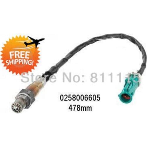 Car Sensor O2 sensor 0258006605 for Ford Focus 1.6Ti (2005/06), Oxygen Sensor before Catalysator, 4 wire Lambda Sensor