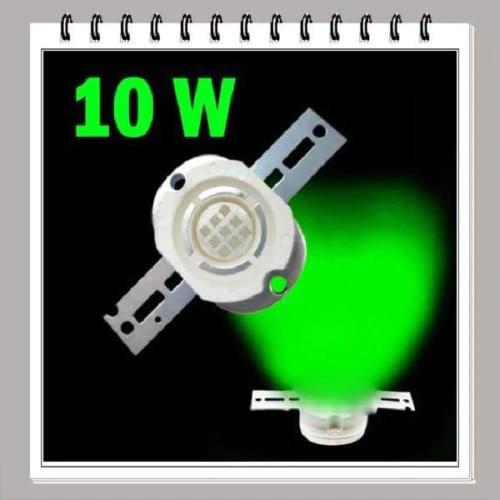 Free shipping 10pcs 10W Green High Power 600LM LED Lamp Prolight Star Light