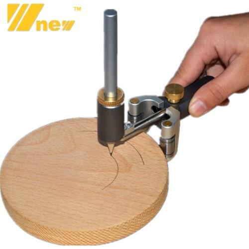 Wood Scribe Tool Wheel Marking Gauge Sliding Mark Scraper Adjustable Linear Arc Dual-purpose Scriber Parallel Line Drawing Tool
