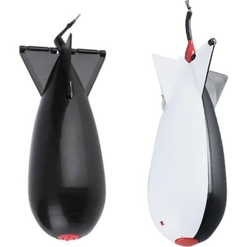 Carp Fishing Bait Lure Holder Float Throw Fishing Gear Container Rockets Feeders Outdoor Fishing Tackle Tool Portable Accessorie