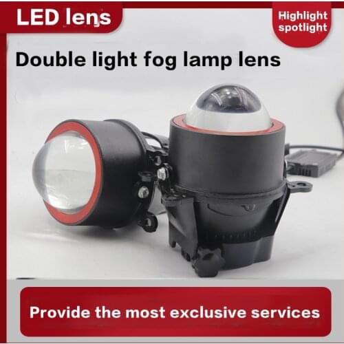 Jeep FREELIGHT Freeman guide Land Rover Discovery 4 LED Waterproof 3.0 dual lens fisheye front fog lamp