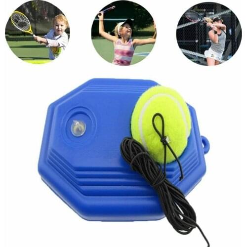 Ergonomically Plastic Intensive Tennis Trainer Tennis Practice Single Self-Study Training Tool