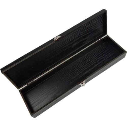 Wooden Box for Kitchen Knife Black Gift Box with Buckle Cooking Accessory