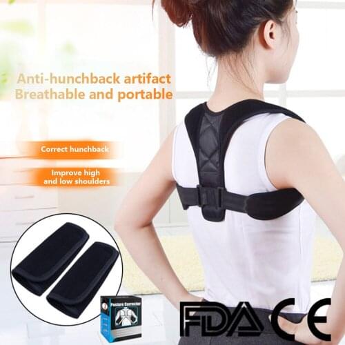 Adjustable Adult Corset Back Posture Corrector Therapy Shoulder Lumbar Brace Spine Support Belt Posture Correction For Men Women