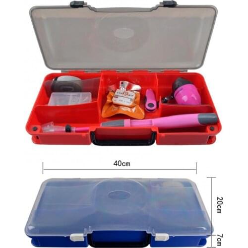 Small Blue Kids Telescopic Fishing Pole Pod All-in-One Reel Line Kit for Youth Beginners Lightweight Sturdy Fishing Pole