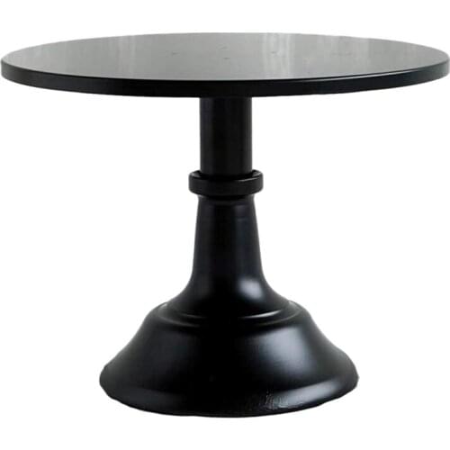Metal Iron Cake Stand Round Pedestal Dessert Holder Cupcake Display Rack Bakeware for Birthday Wedding Party