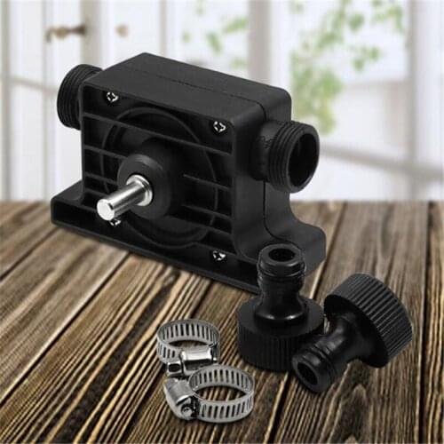 Miniature Oil Pump Electric Drill Drives Oil Pump Portable Water Pump Mini Hand Self-priming Transfer Pumps With Two Connectors