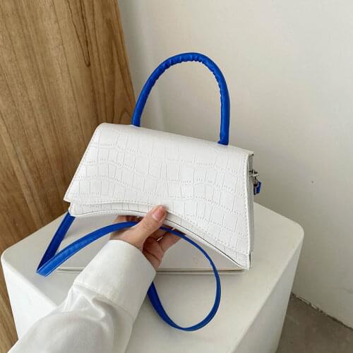 Fashion Trend Simple Lingge Handbag For Women 2021 Summer Designer Pu Leather Shoulder Bag Brand Female Crossbody Bag