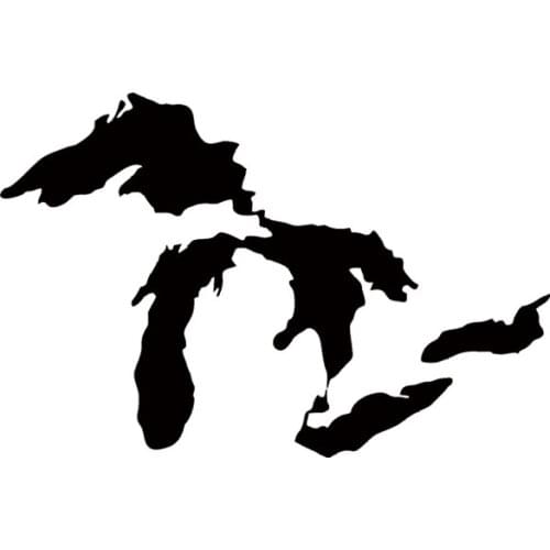 Hot Sale Car Stying Michigan Great Lakes State Decal Car Window Sticker Car Stying Creative Stickers Jdm