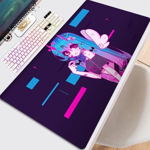Table Mat Mousepad Anime Mouse Pad Gamer Keyboards Accessories Deskpad Gaming Computer Deskmat Diy Large Mouse Pad Geoxor Moneko