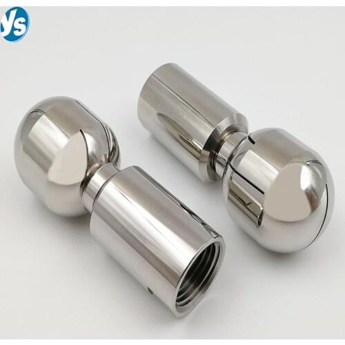 Stainless Steel Sanitary Tank Cleaning Spray Balls, Rotating Ball Tank Washing Nozzles, CIP Tank Cleaning Nozzle