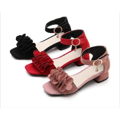 2019 summer new girls sandals candy color children shoes girls shoes princess shoes fashion girls sandals kids single shoes