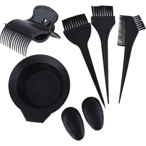New Hair Coloring Dyeing Kit Dye Mixing Bowl Salon Tint Styling Tool Set