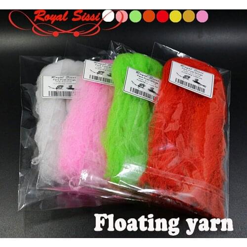 8 optional colors fly tying Para Post Wings fiber Polypropylene Floating Yarn 40cm/bundle dry fly parachute wings tying material