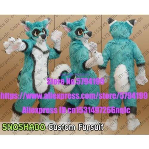 Customized Available REAL PHOTO WHITE CAT full sets husky dog Suit fursuit BJ0018 Costume fox Party Fancy Dress Carnival Gift
