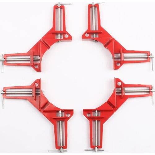 Rugged 90 Degree Right Angle Clamp Clip DIY Corner Clamps Quick Fixed Glass Wood Picture Frame Woodwork Right Angle Corner