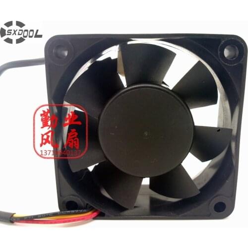 SXDOOL DC brushless cooling fan FD126025HB 6025 6CM 12V chassis cooler 60*60*25mm 4300RPM 25.4CFM