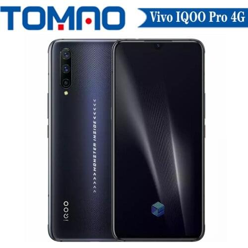 Vivo IQOO Pro 4G mobile phone 8GB 12GB RAM 128GB ROM Snapdragon 855 Plus Octa Core Android 9.0 6.41" AMOLD 48.0MP 4500Mah NFC