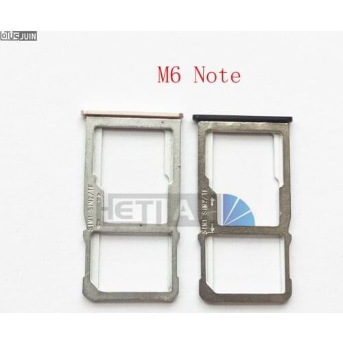 1PCS New SIM Card Slot Holder Micro SD Card Slot Tray Socket Adapter Replacement Parts for Meizu M6 Note