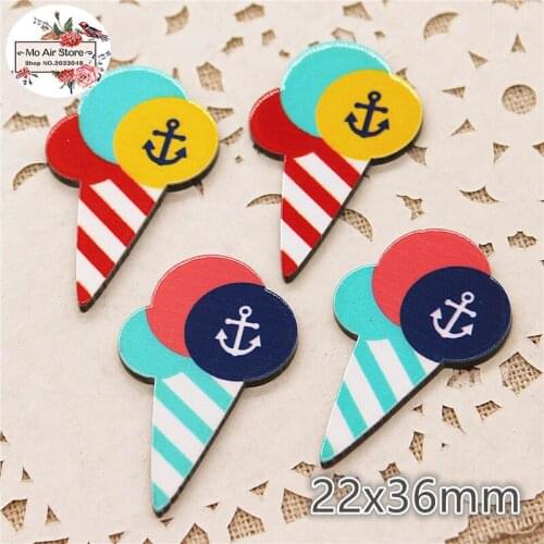 10pcs Resin planar kawaii ice cream flat back Art Decoration Charm Craft DIY hair bow center accessories