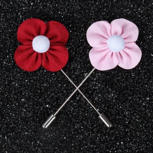 20 pcs/lot , Mens Flower Lapel Pin , Wedding Boutonniere, Flower Brooches Lovely Lapels