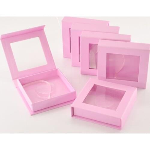 20/pack Wholesale False Eyelash Packaging Box lash boxes packaging Custom Logo faux mink lashes strips Empty Case bulk vendors