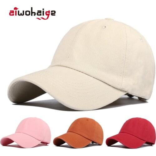 2021 New Baseball Cap Womens Cap Mens Cap Solid Color Hat Summer Outdoor Sports Leisure Sun Hat Snapback Adjustable Cotton