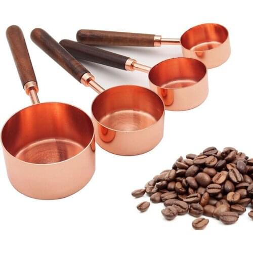 4PCS Stainless Steel Measuring Cup Measuring Spoon Kitchen Accessories Gadgets Baking Tools