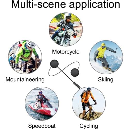 Bluetooth 5.0 Moto Helmet Headset Wireless Handsfree Stereo Earphone Motorcycle Helmet Headphones MP3 Speaker