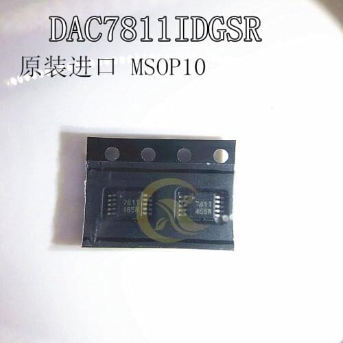 DAC7811IDGSR MSOP10 printing 7811 12 digital-to-analog converter original products
