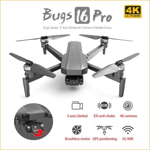 2021 New B16 Pro Drone 4k Brushless Motor Three-Axis Gimbal EIS Anti-Shake Professional FPV Drone VS SG906 Pro 2 Max Drone Toys