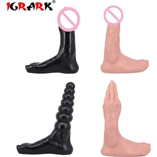 Big Hand Palm Dildo Large Anal Plug Huge Arm Fist Dildos Female Masturbation G-Spot Massager Adult Products Sex Toys For Woman