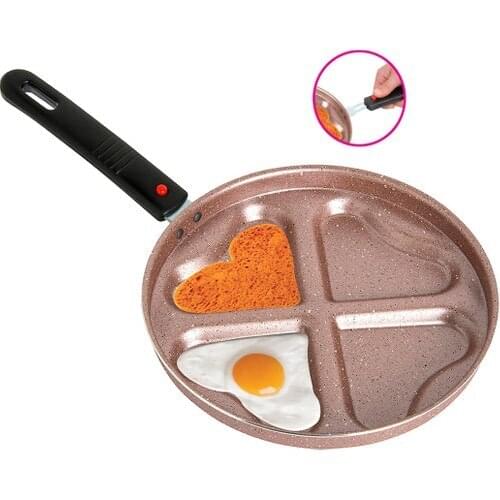 Papilla Redio hot-Pluggable Handle Crepe Cake Omelet Romantic Pan Rose Gold